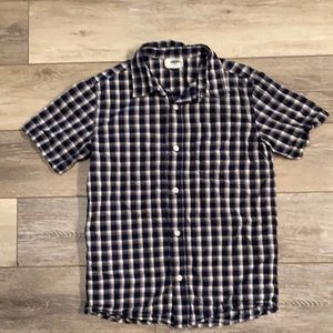 Boys Short Sleeve Button-down Shirt
